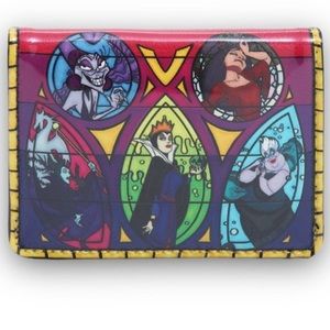 Disney Villains Stained Glass Cardholder NWT
